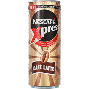 Latte Xpress Şekersiz Soğuk Içecek 250 ml x 24 'lü