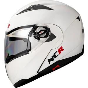 Çene Açılır Kask Vizörlü Beyaz M Beden Ece Belgeli