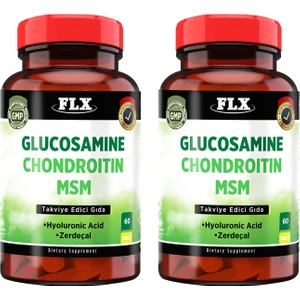 Glucosamine Chondroitin Msm Hyoluronic Asit Zerdeçal 2 Kutu 60 Tablet