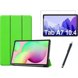 Nezih Case Samsung Galaxy Tab A7 T500 Uyumlu Smart Cover Tablet Kılıfı + Ekran Koruyucu + Kalem