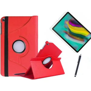 Nezih Case Samsung Galaxy Tab A7 Lite SM-T225 Uyumlu 360 Rotating Stand Deri Kılıf Seti