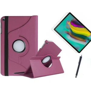 Nezih Case Samsung Galaxy Tab A7 Lite SM-T225 Uyumlu 360 Rotating Stand Deri Kılıf Seti
