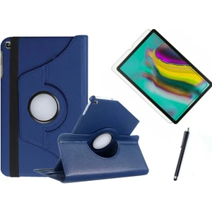 Nezih Case Samsung Galaxy Tab A7 Lite SM-T225 Uyumlu 360 Rotating Stand Deri Kılıf Seti