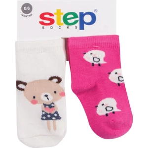 2li Cute Bear Soket Çorap 10176 Karışık Renkli