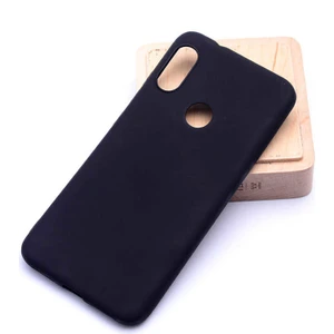 noktaks - Xiaomi Mi A2 Lite - Kılıf Mat Soft Premier Silikon Kapak - Siyah
