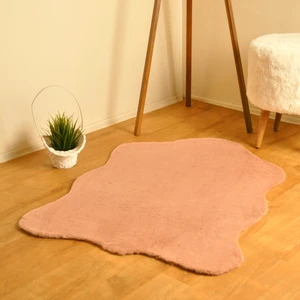 Rex Tavşanı Kısa Tüylü Post Peluş Pudra