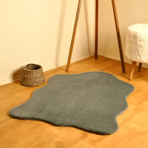 Rex Tavşanı Kısa Tüylü Post Peluş Gri