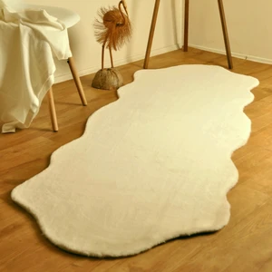 Rex Tavşanı Kısa Tüylü Post Peluş Krem