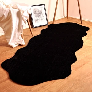 Rex Tavşanı Kısa Tüylü Post Peluş Siyah