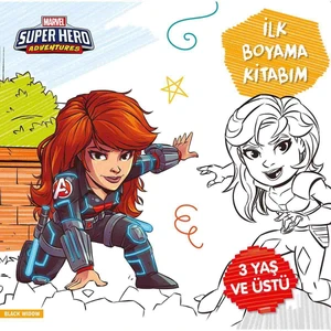 Beta Kids Marvel Super Hero Adventures Black Widow Ilk Boyama Kitabım