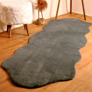 Rex Tavşanı Kısa Tüylü Post Peluş Gri