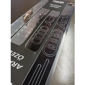 Aksefuar Lazer Audi A3 Uyumlu Kapı Eşiği 4'lü Set Ön Arka