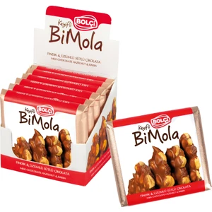 Bi Mola Sütlü Fındık Üzüm Tablet Çikolata 70 gr