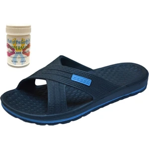 Gzr Erkek Plaj Banyo Havuz Günlük Terlik 50ML Nane Ferahlığı Topuk Çatlağı ve Nasır Giderici Krem