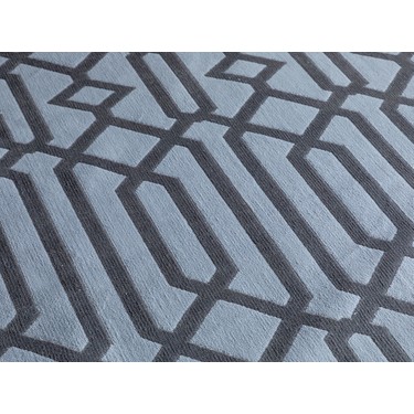 english home velvet geometric kadife hali 80x140 cm gri fiyati