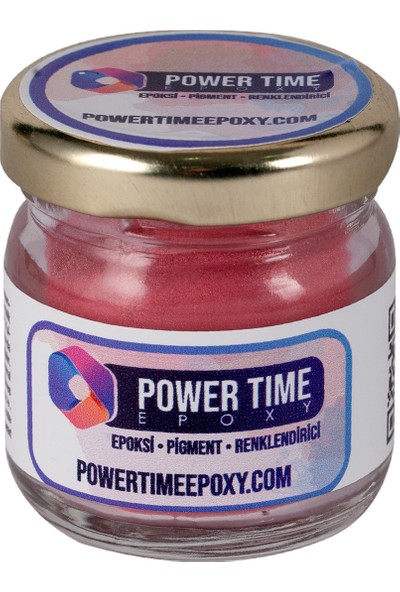 Power Time Epoxy Sedefli Metalik Toz Pigment Boya Epoksi Için 10 gr