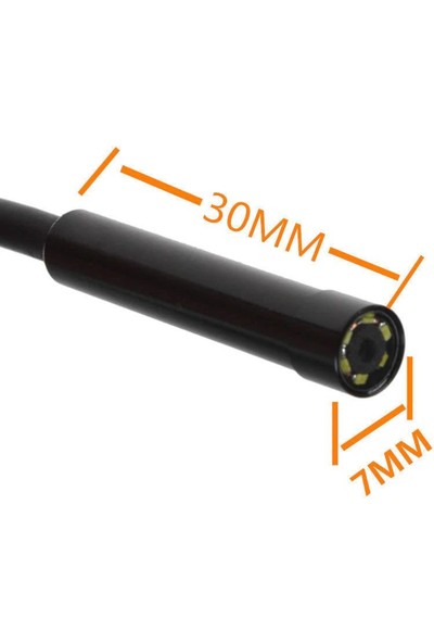 Skygo Endoskop 3 In 1 Yılan Kamera USB Micro USB Type-C 5m Sert Kablo
