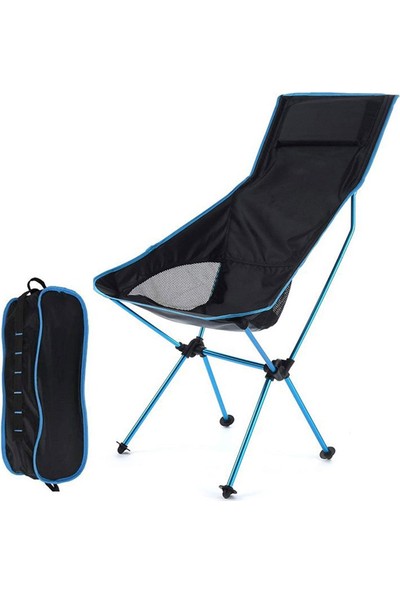 Funky Chaırs Ultralight High 1180 gr Katlanır Kamp Sandalyesi Mavi