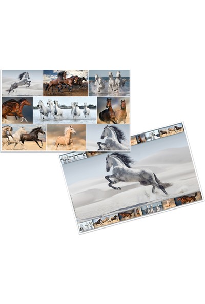 Herma Sümen Takımı - Desk Pad - Atlar