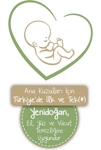 Baby Turco Doğadan Yenidoğan Islak Bebek Havlusu 12X90 Yaprak