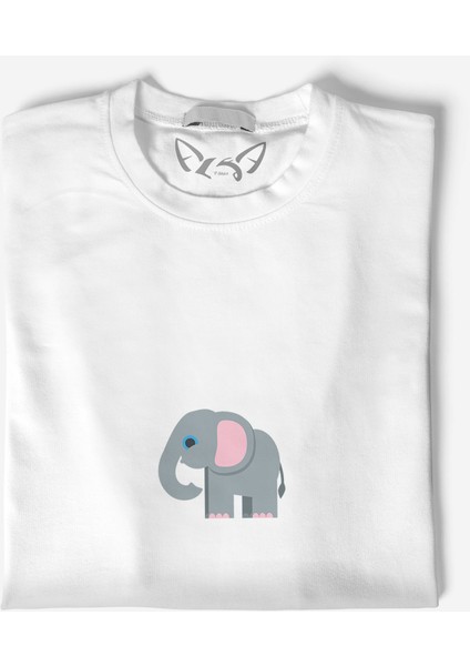 Animal Fil Dijital Baskılı Beyaz Tshirt fiyatları