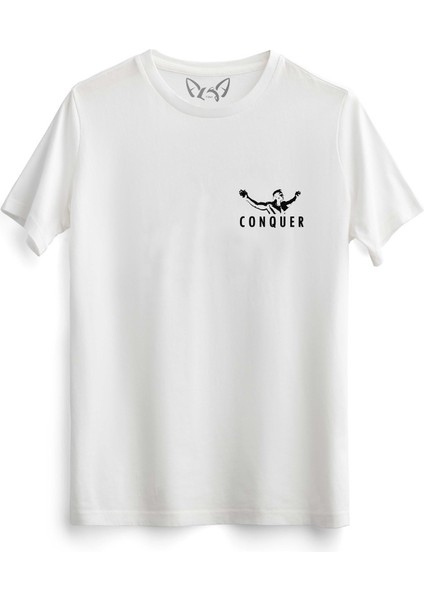 Arnold Schwarzenegger Baskılı Beyaz Tshirt