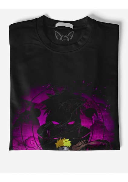 Naruto Baskılı Siyah Tshirt fiyatları