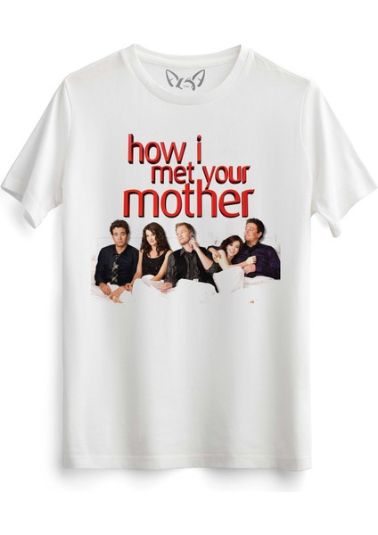 How I Met Your Mother Resim Baskılı Beyaz Tshirt