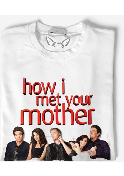 How I Met Your Mother Resim Baskılı Beyaz Tshirt fiyatları