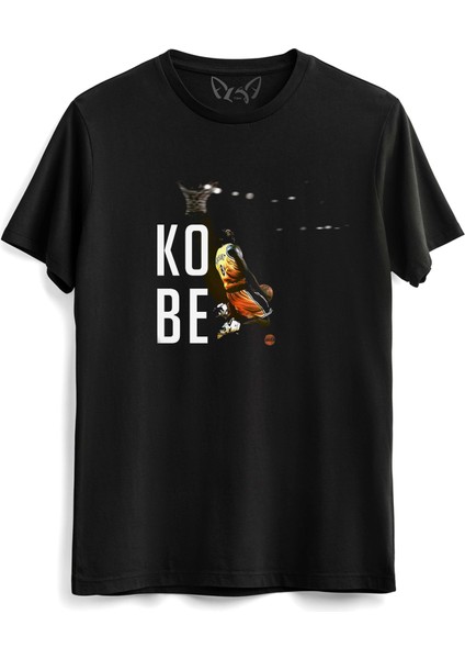 Kobe Bryant Baskılı Siyah Tshirt