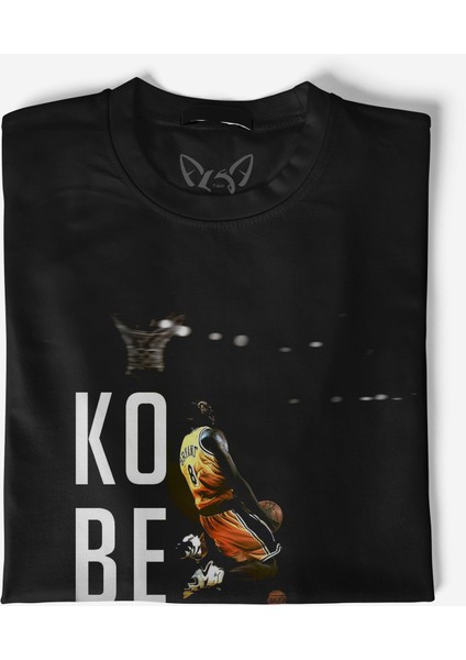 Kobe Bryant Baskılı Siyah Tshirt