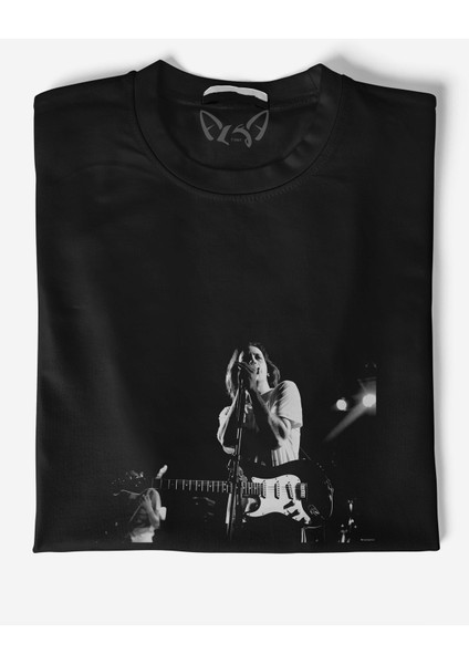 Duman Resimli Baskılı Siyah Tshirt fiyatları