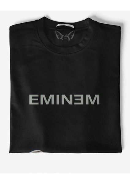 Eminem Baskılı Siyah Tshirt