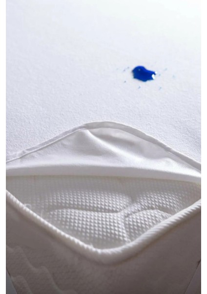 Pamuklu Tek Kişilik Alez Sıvı Geçirmez Yatak Koruyucu 100 x 200 cm.