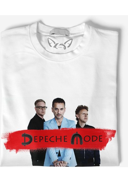 Depeche Mode Baskılı Çocuk Beyaz Tshirt fiyatları