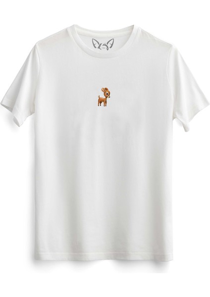 Animal Ceylan Dijital Baskılı Çocuk Beyaz Tshirt