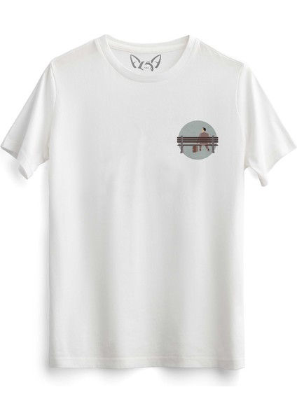 Forrest Gump Baskılı Çocuk Beyaz Tshirt