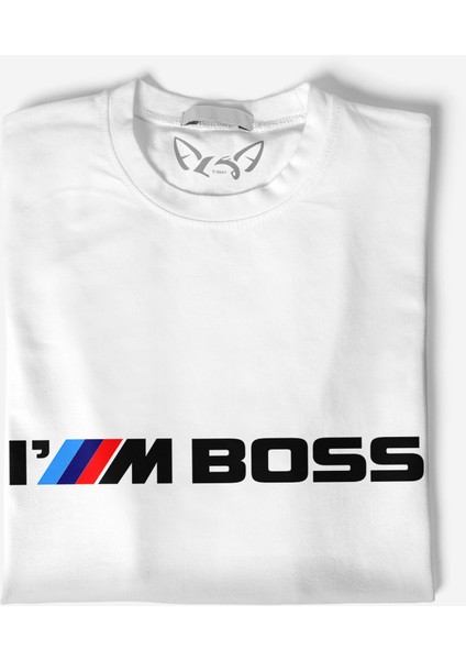 Bmw Baskılı Çocuk Beyaz Tshirt
