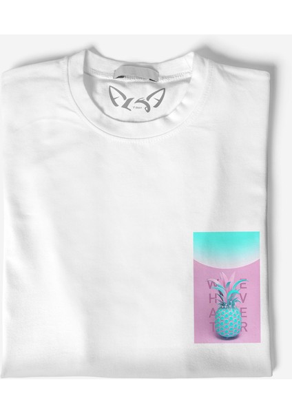Ananas Baskılı Çocuk Beyaz Tshirt fiyatları