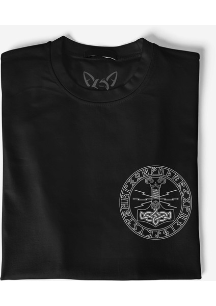 Thor Mjolnir Resim Baskılı Hammer Çocuk Siyah Tshirt fiyatları
