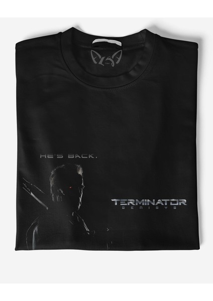 Terminatör Resim Baskılı Çocuk Siyah Tshirt fiyatları