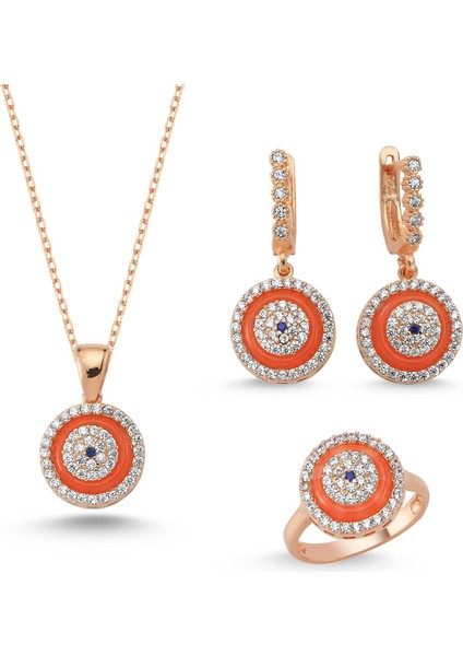 Turuncu Nazarlık Rose Set
