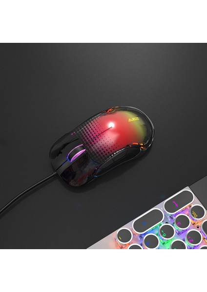 AJ358 10.000 Dpı Rgb Işıklı Kablolu Oyuncu Mouse