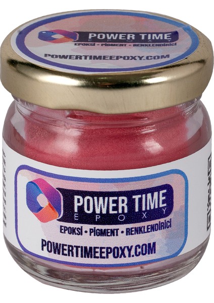 Power Time Epoxy Sedefli Metalik Toz Pigment Boya Epoksi Için 10 gr