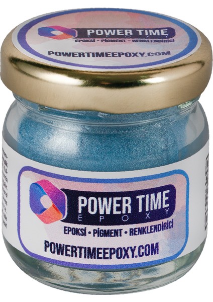 Sedefli Metalik Toz Pigment Boya Epoksi Için 10 gr