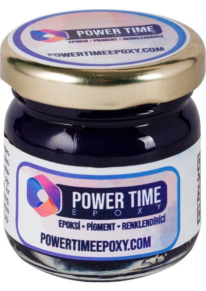 Power Time Epoxy Opak & Transparan Sıvı Pigment Boya Epoksi Için 30 gr