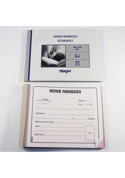 Gider Makbuzu Otokopili 50X2 12'li
