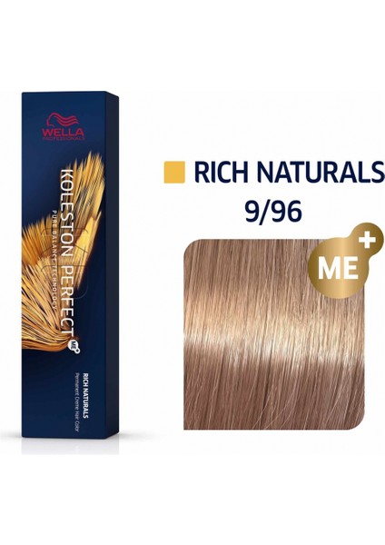 Koleston Perfect Me+ Rich Naturals 9/96 Çok Açık Sarı 60ML