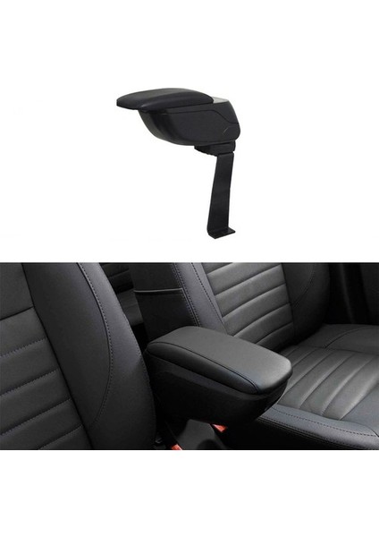 Opel Corsa D 2007-2014 Model Kol Dayama Kolçak Delme Yok Geniş Hazneli Siyah