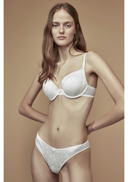 Kar Beyaz Intense Extra Push Up Satin Sütyen